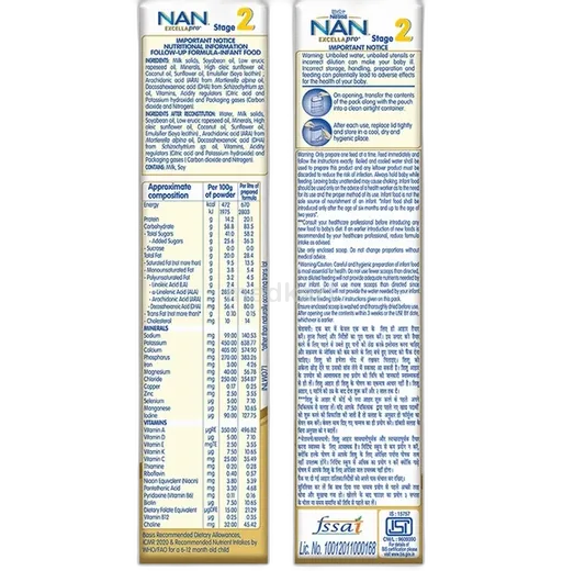 nan excella pro stage 2 powder 400 gm